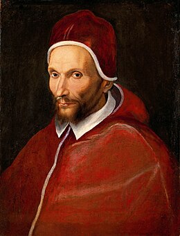 Portrait of Pope Urban VII Castagna (Jacopo del Conte, Vatican Museums).jpg