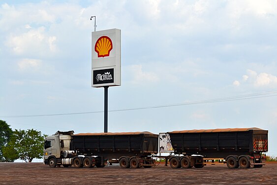 Shell Rei da Estrada station in Mato Grosso - Brazil