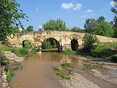 Romiešu tilts pār Pedročes strautu.