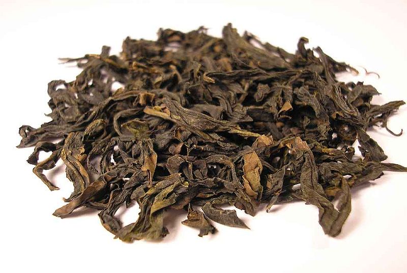 File:Qi Lan Oolong tea leaf.jpg