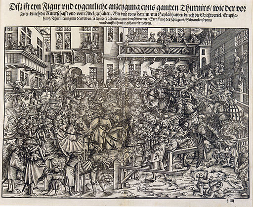 Rüxner Turnierbuch 2 A 1532 Holzschnitt