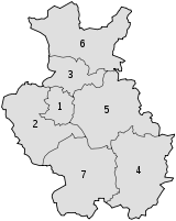 Административное деление округа Детмольд