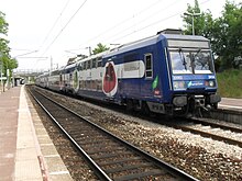 Trein Z 20900 in station Montigny-Beauchamp.