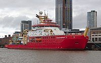 RRS Sir David Attenborough at Liverpool Cruise Terminal 4.jpg