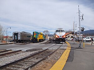 Rolling stock at Santa Fe Depot