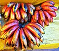 Red bananas in Metepec, Mexico