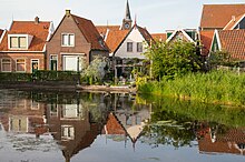 A residential area in Volendam