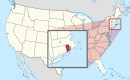 Род-Айленд на карте США