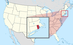 羅德島州在美國的位置