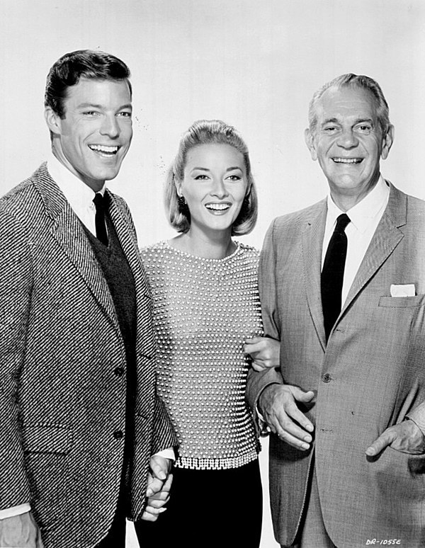 Publicity photo from "Rome Will Never Leave You". Both doctors travel to Rome, where Kildare finds romance with Italian actress Daniela Bianchi.