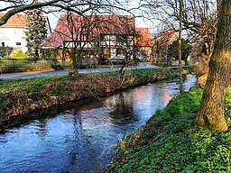 River Garte in Diemarden, street An der Garte, municipality Gleichen 01