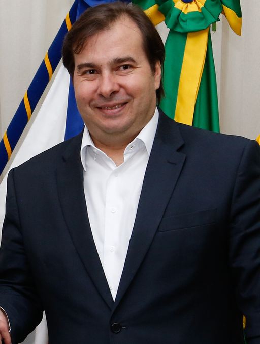 Rodrigo Maia como Presidente em exercício do Brasil