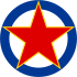 Roundel van SFR Joegoslavië Air Force.svg