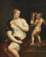 Venus with a Mirror (after Titian), circa 1606–1611