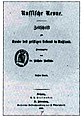 Russische Revue, revue pour la connaissance de la vie intellectuelle en Russie publiée par Wilhelm Wolfsohn 1863.jpg