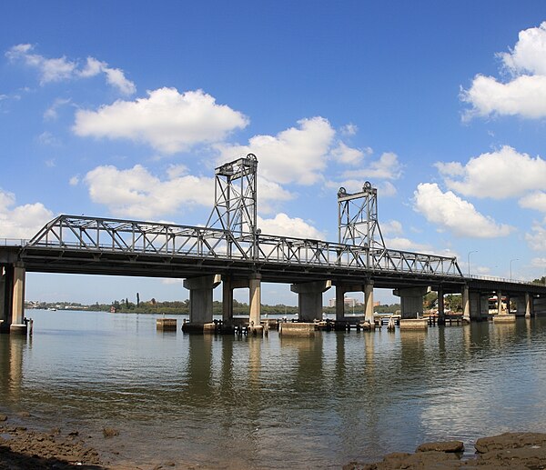 Ryde Bridge is part of the A3 route