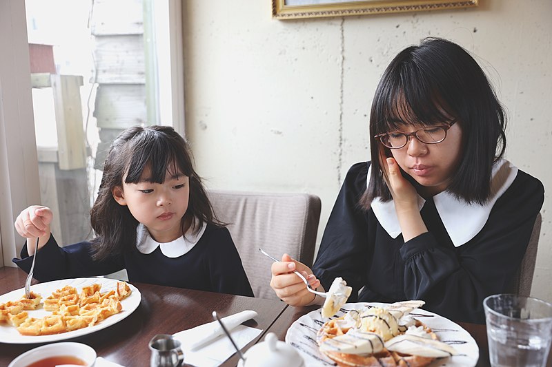 File:SAKURAKO and SAKIKO - We went to a nearby cafe. (51691639362).jpg