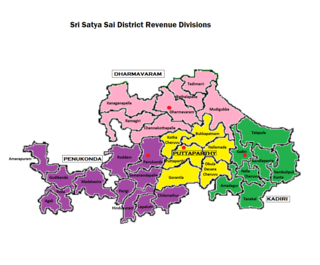 <span class="mw-page-title-main">Penukonda revenue division</span> Revenue division in Sri Sathya Sai district in Andhra Pradesh, India