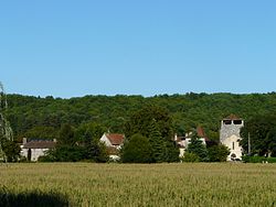 Skyline of Saint-Vincent-sur-l'Isle