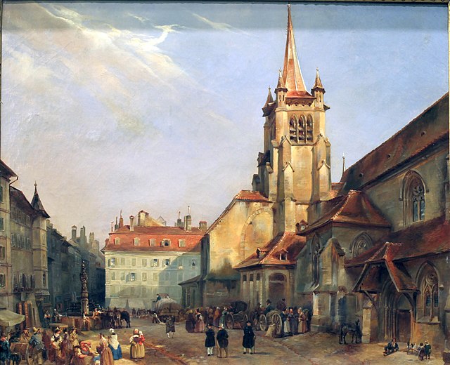 Saint-François Square, c. 1840