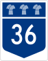 Highway 36 schild