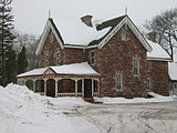 The superintendent's house in winter