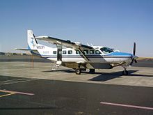 Cessna 208 N1029Y of SeaPort Airlines at Eastern Oregon Regional Airport in October 2015 SeaPort Airlines Cessna N1029Y at PDT on 15Oct2015 - 1.jpeg