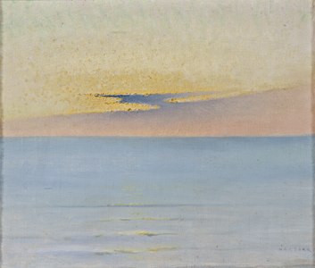 Coucher de soleil sur la mer (vers 1914), Stockholm, Nationalmuseum.