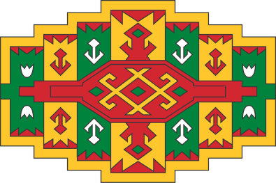 File:Second carpet gul from flag of Turkmenistan.svg