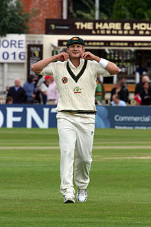 Shane Watson in 2009 Shane Watson 2009 fielding.jpg