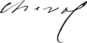 signature de Ferdinand Cheval