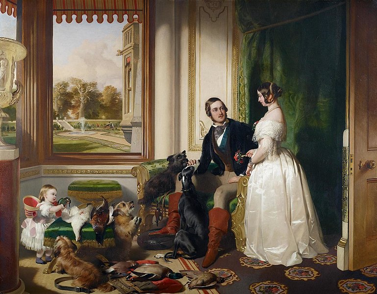File:Sir Edwin Landseer (1803-73) - Windsor Castle in modern times, Queen Victoria, Prince Albert and Victoria, Princess Royal - RCIN 406903 - Royal Collection.jpg
