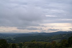 Cobbler Mountains viewed from Sky Meadows State Park in Delaplane