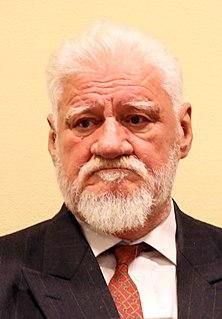 Slobodan Praljak Bosnian Croat general and war criminal