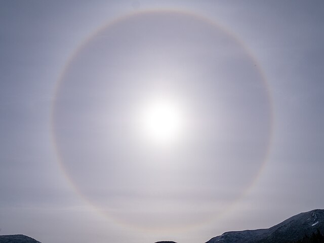 Circular rainbows spotted around the sun in Central PA