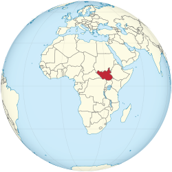 Güney Sudan dünya üzerinde (Afrika merkezli).svg