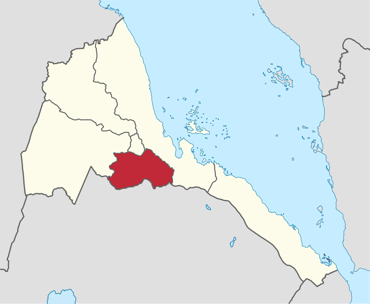 Eritrea Map Zoba Debub Southern Region (Eritrea) - Wikipedia