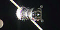 Sojuz TMA-15M sa blíži k Medzinárodnej vesmírnej stanici, 24. november 2014