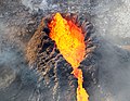 Spatter cone eruption (15 January 2021) (Kilauea Volcano, Hawaii) 1 (50873036722).jpg