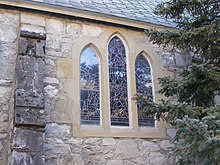 Some of the stained glass windows around St George-in-the-Pines St. George's in the Pines Church (4).JPG