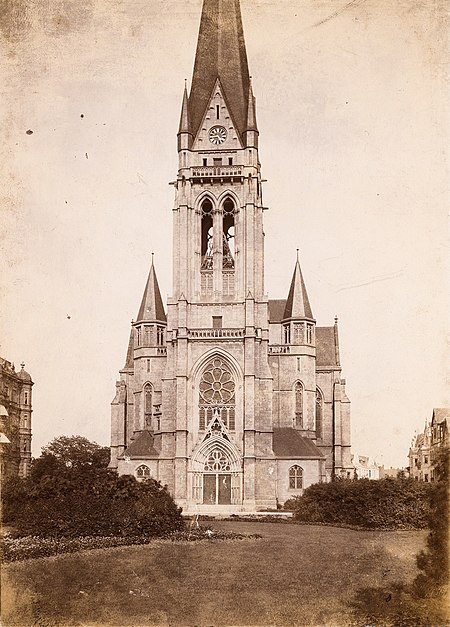St. Pauli (Deutsch Reformierte Kirche), Magdeburg, Turmfront