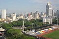 A splendid view of Kuala Lumpur with Stadium Merdeka to the right in 2007.