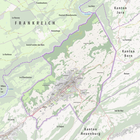 (Voir situation sur carte : La Chaux-de-Fonds)