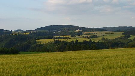 Steinbruchberg aus Westen