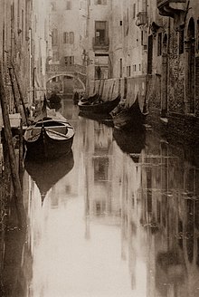 Venetian Canal (1894) by Alfred Stieglitz