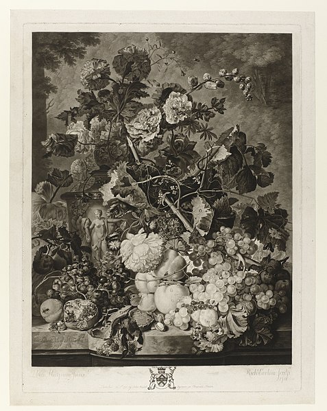 File:Stilleven van fruit en bloemen A fruit piece, RP-P-1892-A-17633.jpg
