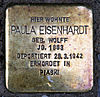 Stolperstein Bayerischer Platz 4 (Schön) Paula Eisenhardt.jpg