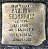 Stolperstein Kreuzbergstr 72 (Kreuzb) Paulina Frommholz.jpg