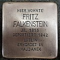 Stumbling block for Fritz Falkenstein