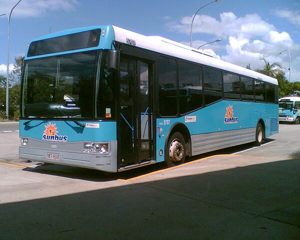 Sunshine Coast Sunbus services all the major centres on the Sunshine Coast